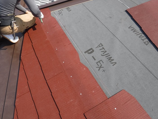 新規カラーベストの施工